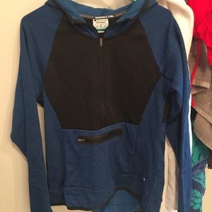 men’s navy and black champion hoodie